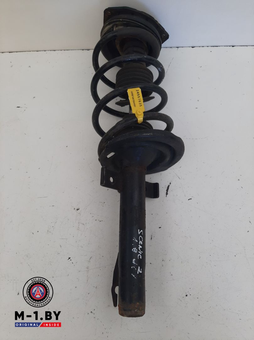 стойка передняя левая Renault Scenic 2 поколение 2005, 1.9 л., дизель