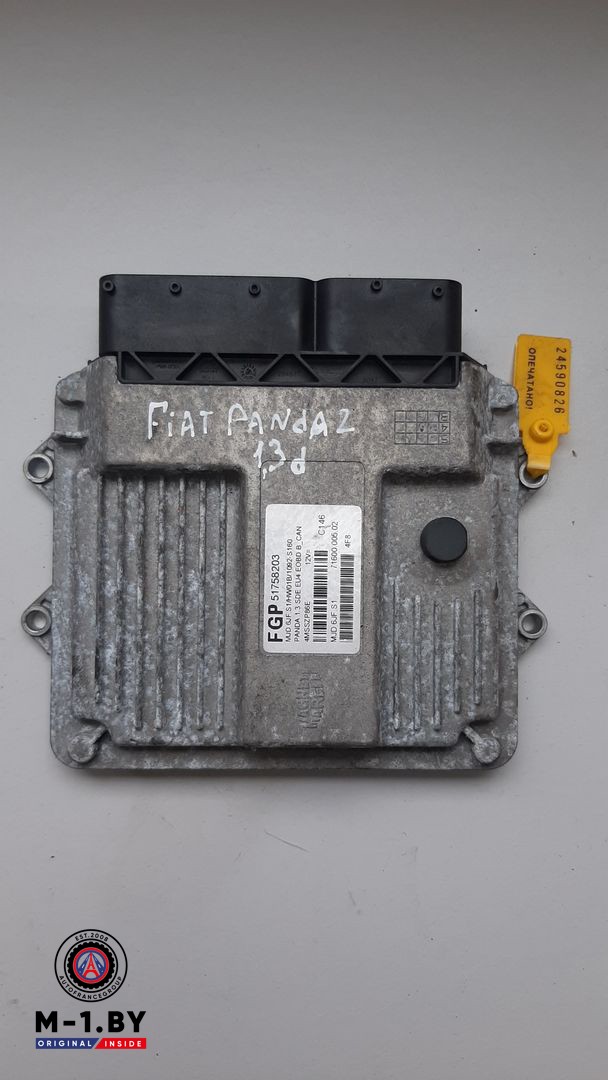 блок управления двигателем Fiat Panda 2 поколение 2003, 1.3 л., дизель, 51758203