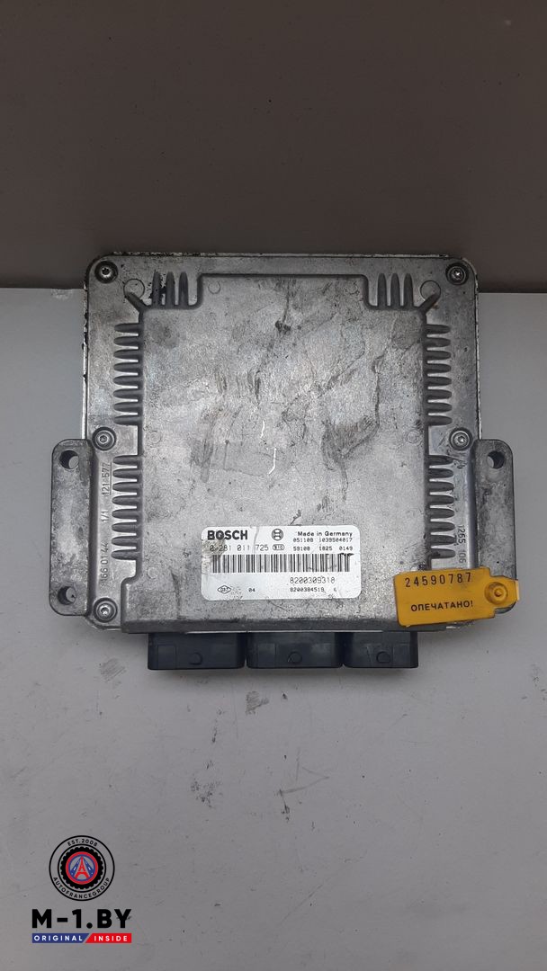 блок управления двигателем Renault Laguna 2 поколение 2002, 2.2 л., дизель, 8200309318, 0281011725