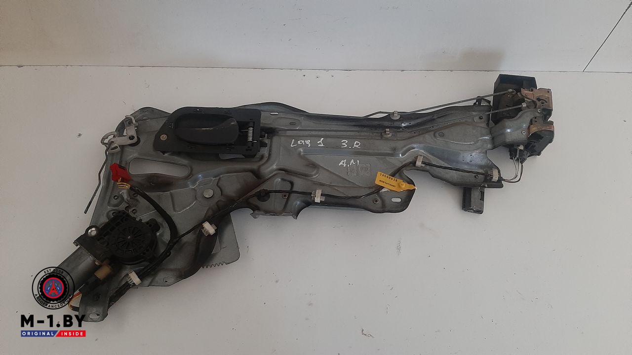 стеклоподъемник задний правый Renault Laguna 1 поколение 1997, 1.8 л., бензин
