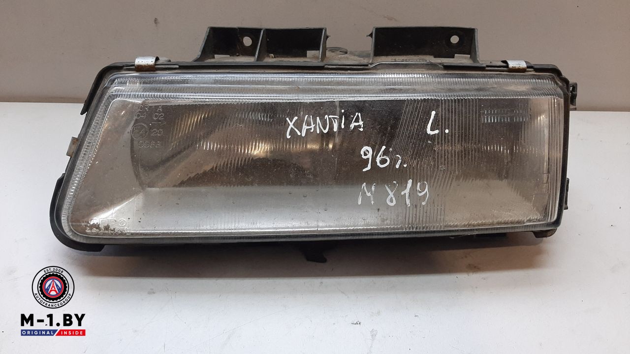 фара левая Citroen Xantia 1 поколение 1996, 1.9 л., дизель