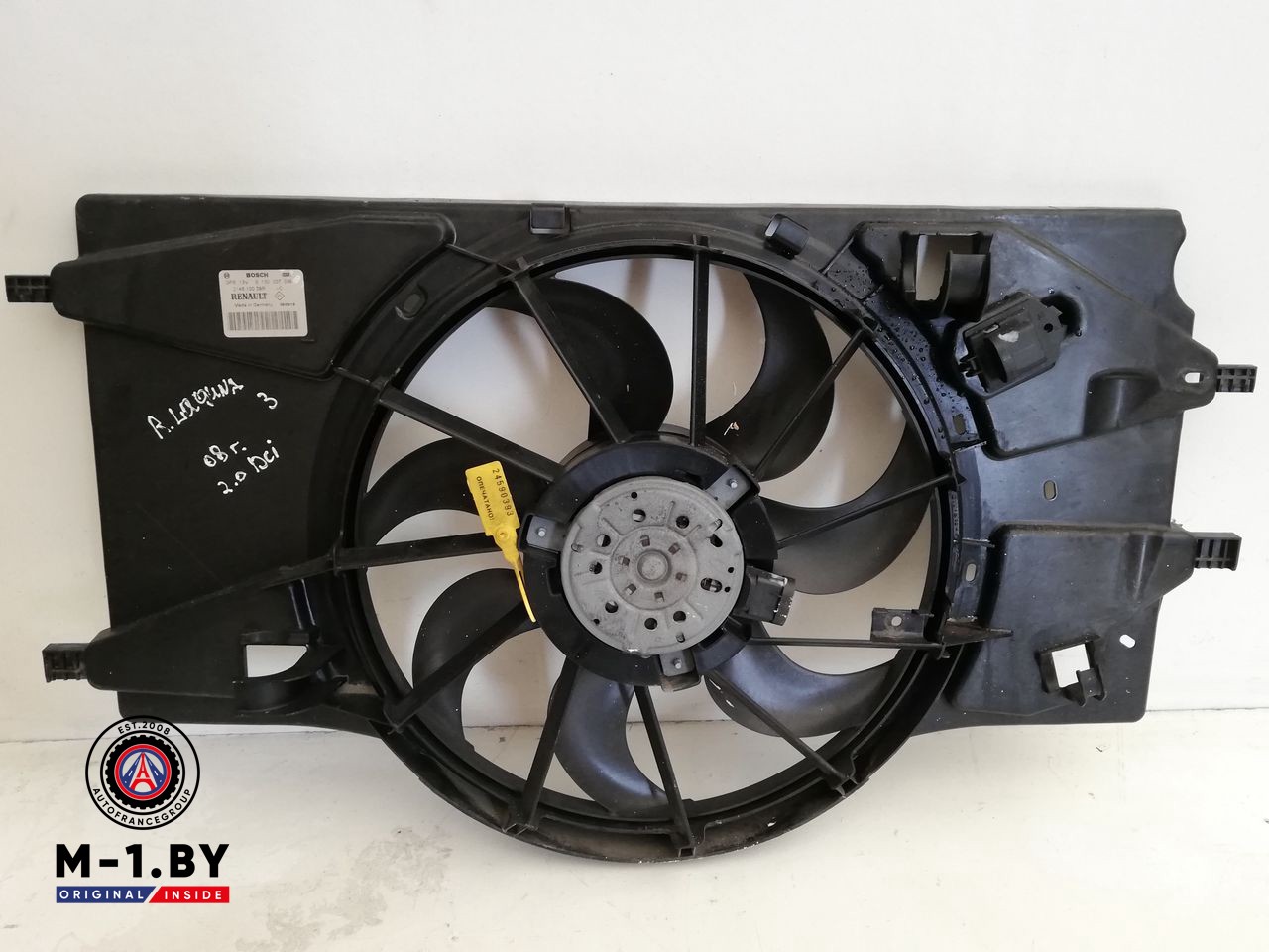 вентилятор радиатора Renault Laguna 3 поколение 2008, 2.0 л., 214810039R, 214810039, 0130307096