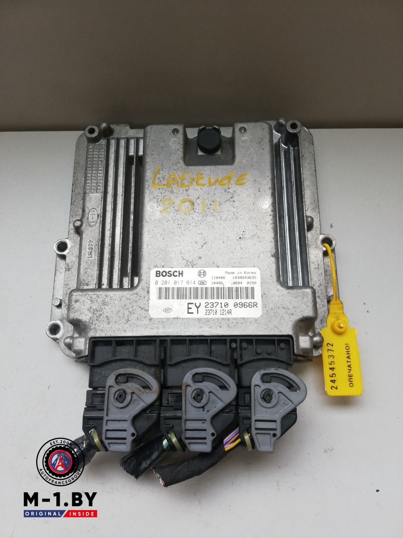 блок управления двигателем Renault Latitude 1 поколение 2011, 0281017614, 110406, 10406, 1039S43635, 8604, 0150, 237100966R