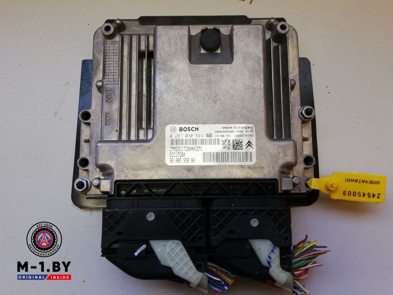 блок управления двигателем Peugeot 308 T7 2007, 1.6 л., дизель, 028103054, 9808535880, 9806460480, 1039S70743
