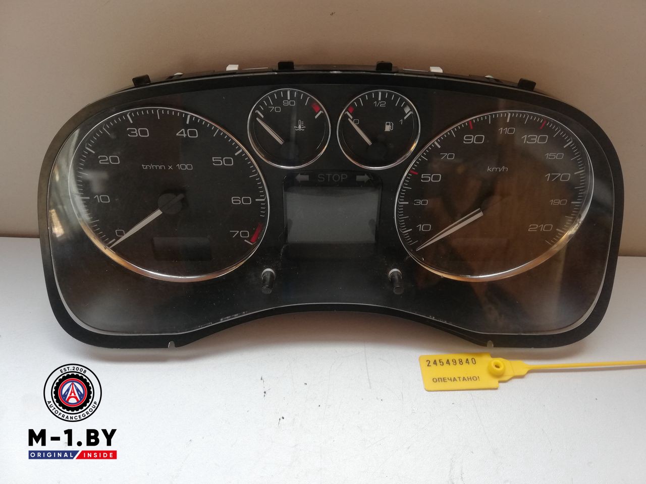 щиток приборов (приборная панель) Peugeot 307 1 поколение [рестайлинг] 2005, 2.0 л., бензин, 0224400519, 9654485180, 28112198-4