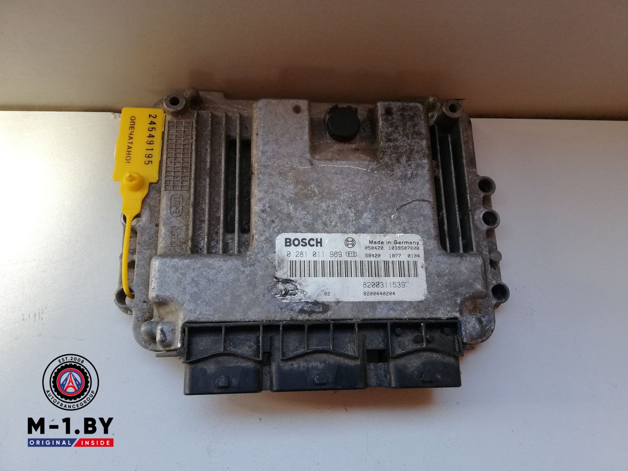 блок управления двигателем Renault Laguna 2 поколение 2001, 8200311539, 0281011969, 8200440204