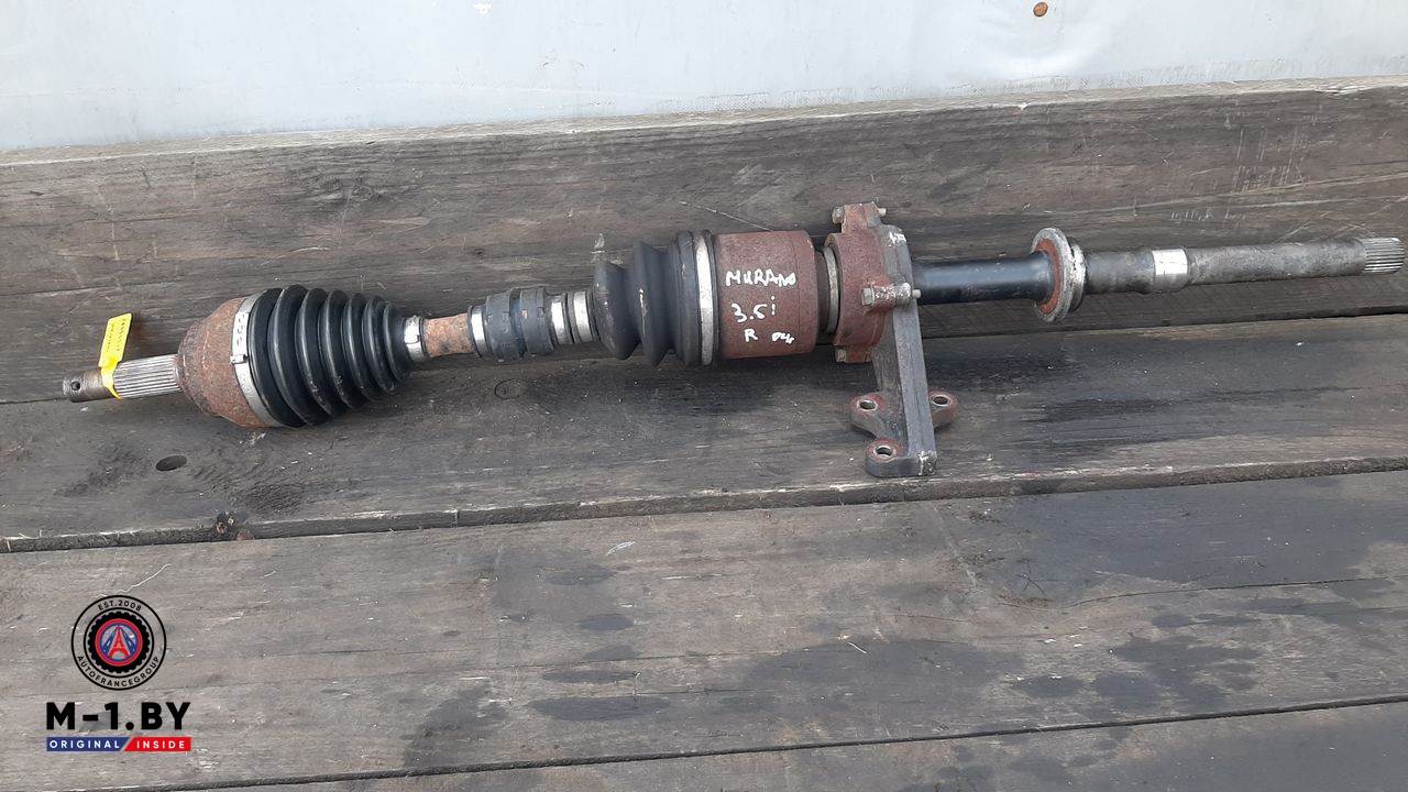 полуось передняя правая (приводной вал, ШРУС) Nissan Murano Z50 2004, 3.5 л., бензин, АКПП