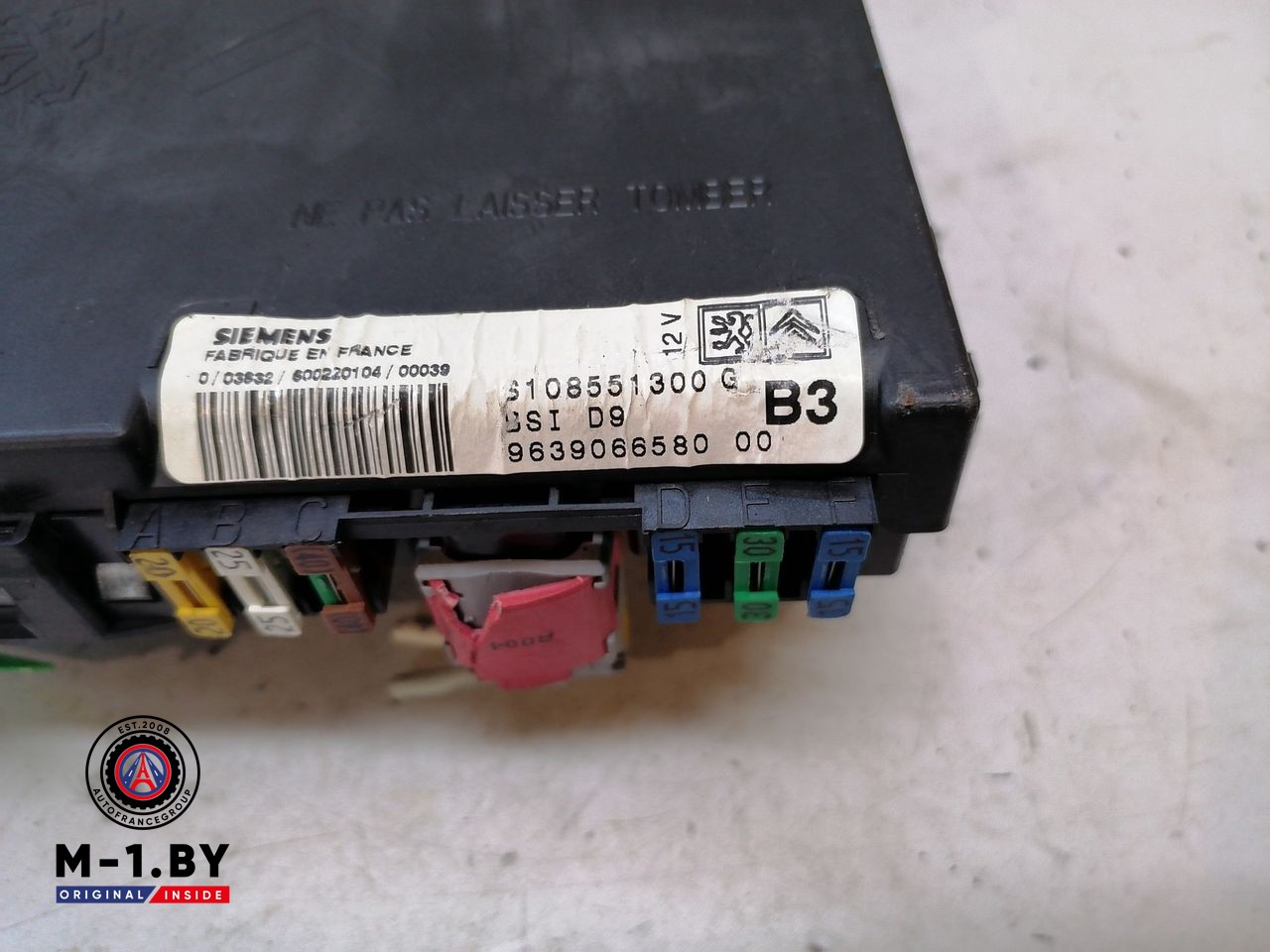 блок комфорта Peugeot 406 1 поколение [рестайлинг] 2001, 9639066580, BSID9B3