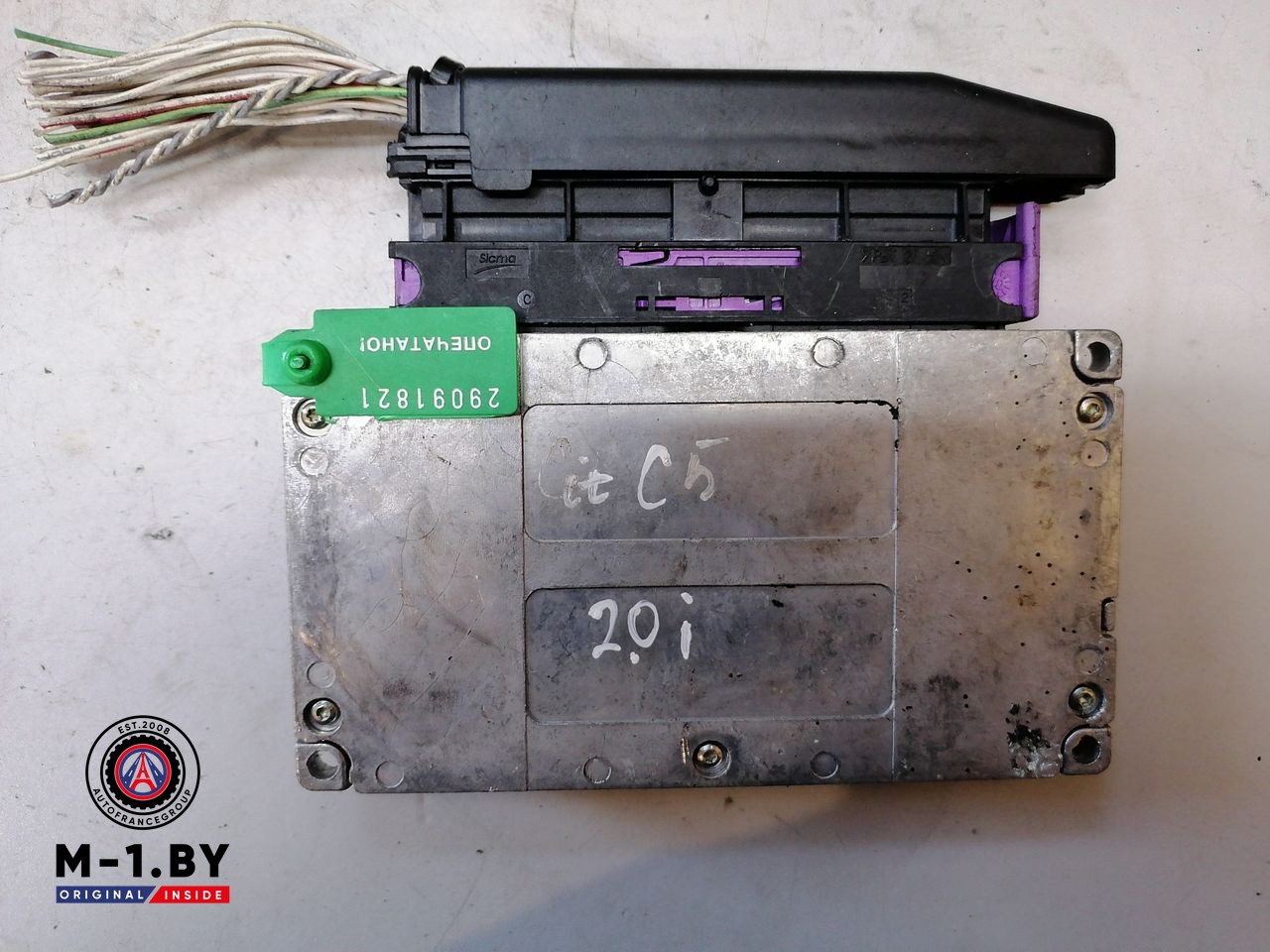 блок управления двигателем Citroen C5 1 поколение 2001, 2.0 л., бензин, 9639452780