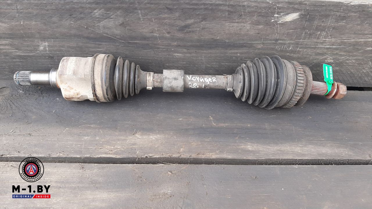полуось передняя левая (приводной вал, ШРУС) Chrysler Voyager 3 поколение 1998, 3.8 л., бензин