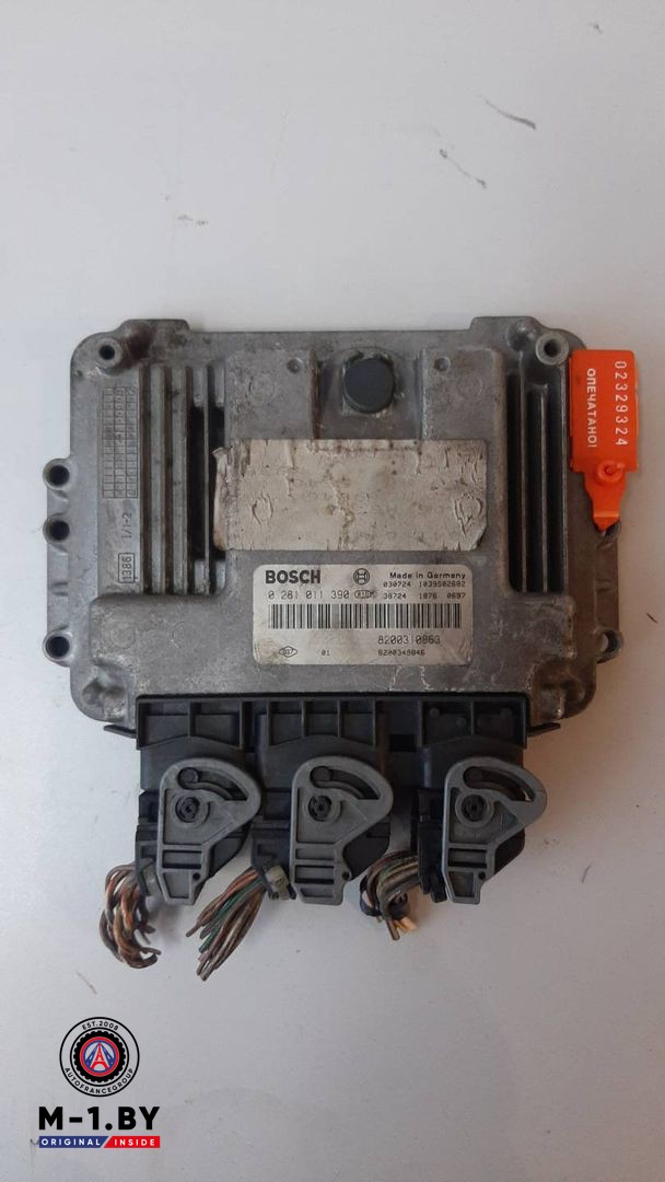 блок управления двигателем Renault Scenic 2 поколение 2004, 1.9 л., дизель, 8200310863