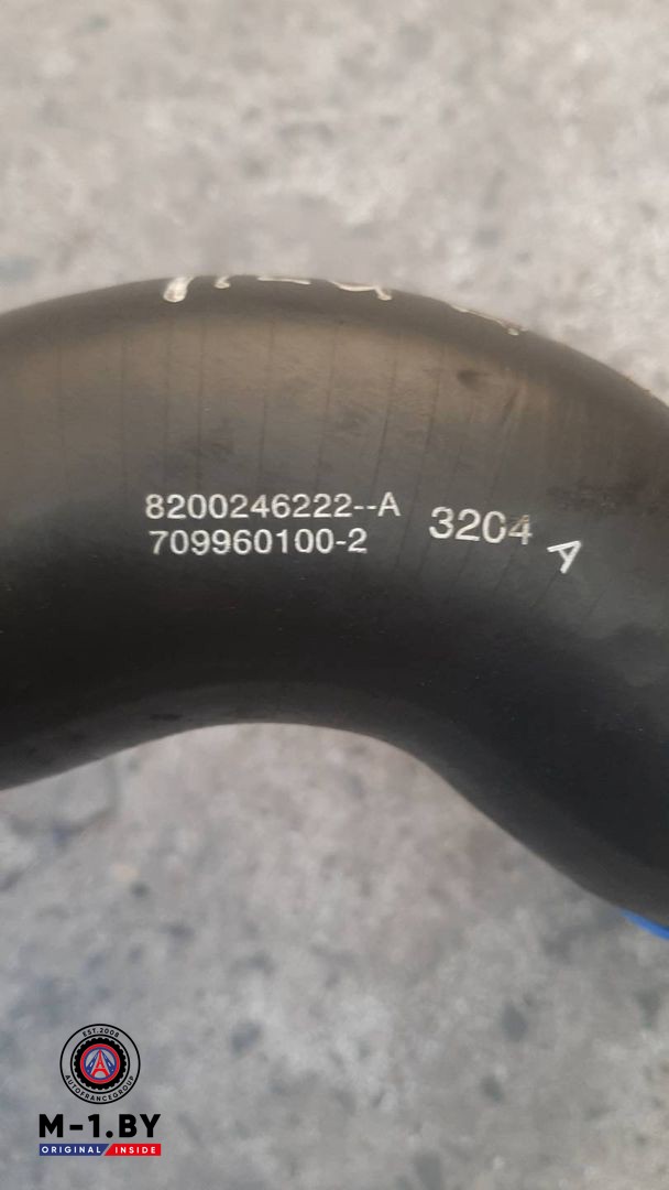 патрубок интеркулера Renault Megane 2 поколение 2004, 1.9 л., дизель, 8200246222