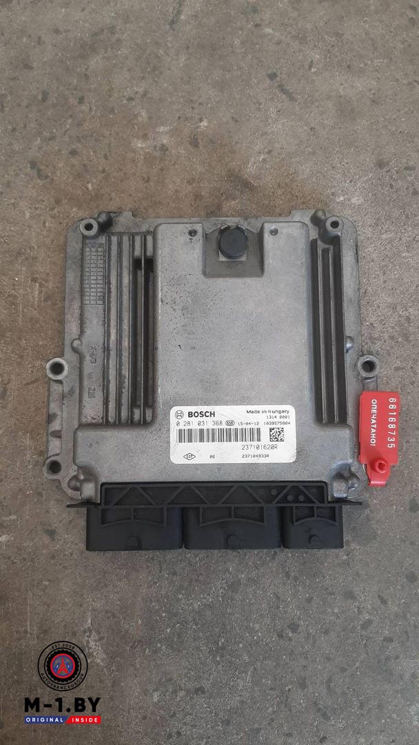 блок управления двигателем Renault Laguna 3 поколение 2012, 2.0 л., дизель, 0281031368, 237101620R