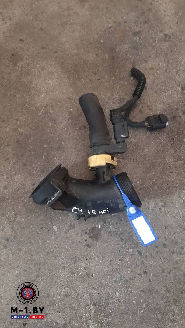патрубок интеркулера Citroen C4 2 поколение 2011, 1.6 л., дизель, 9684362180
