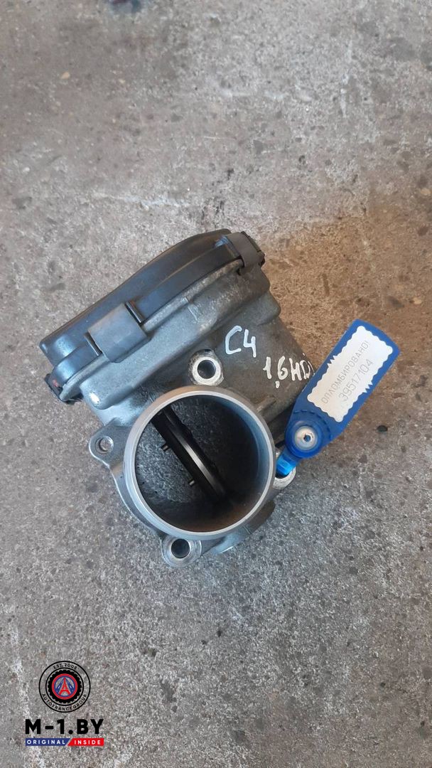 заслонка дроссельная Citroen C4 2 поколение 2011, 1.6 л., дизель, МКПП, 9673534480