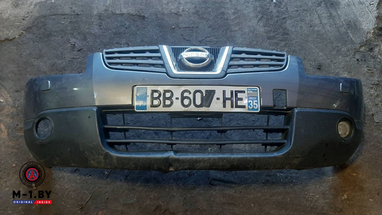 бампер передний Nissan Qashqai 1 поколение 2008
