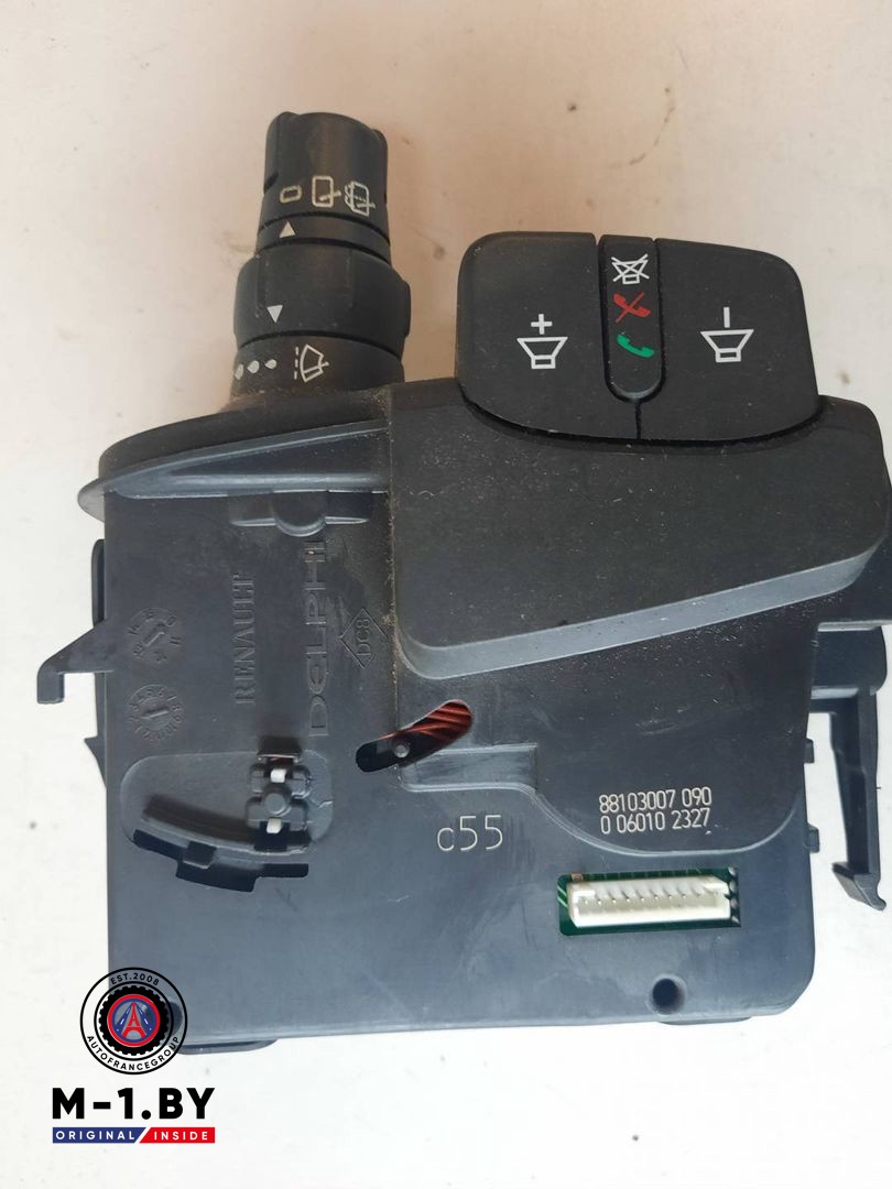 переключатель подрулевой (стрекоза) Renault Clio 3 поколение (2005 - 2009), DELPHI, 88103007090, 0060102327