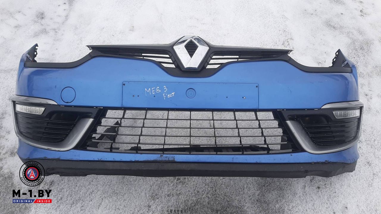 бампер передний Renault Megane 3 поколение [рестайлинг] (2012 - 2014)