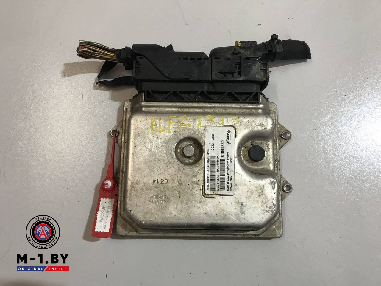 блок управления двигателем Alfa Romeo MiTo 1 поколение (2008 - 2013), 1.3 л., дизель, 51892330, D032, AM2
