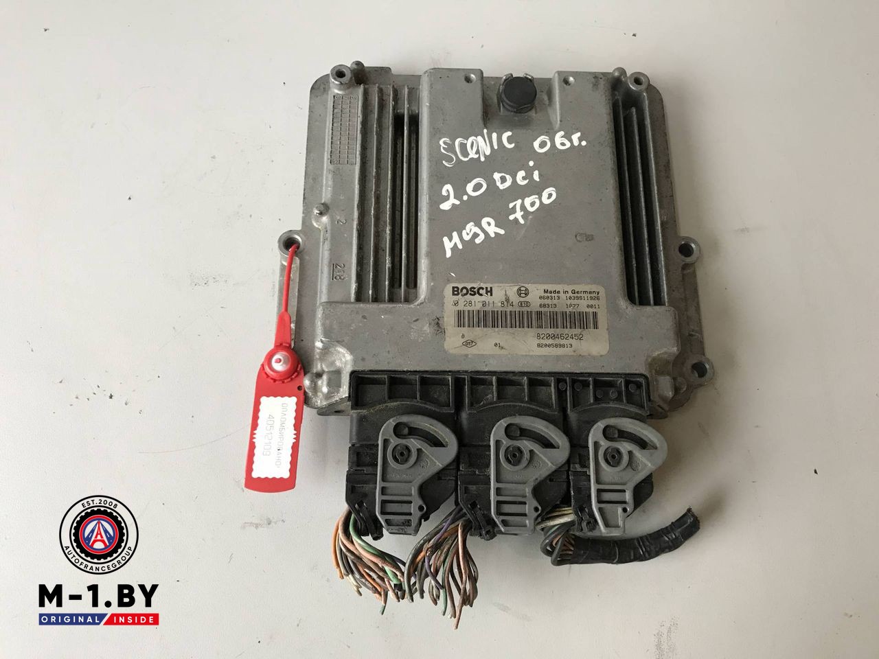 блок управления двигателем Renault Scenic 2 поколение [рестайлинг] (2006 - 2010), 0281011814