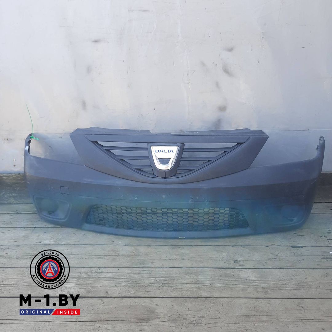 бампер передний Renault Sandero 1 поколение (2009 - 2014)