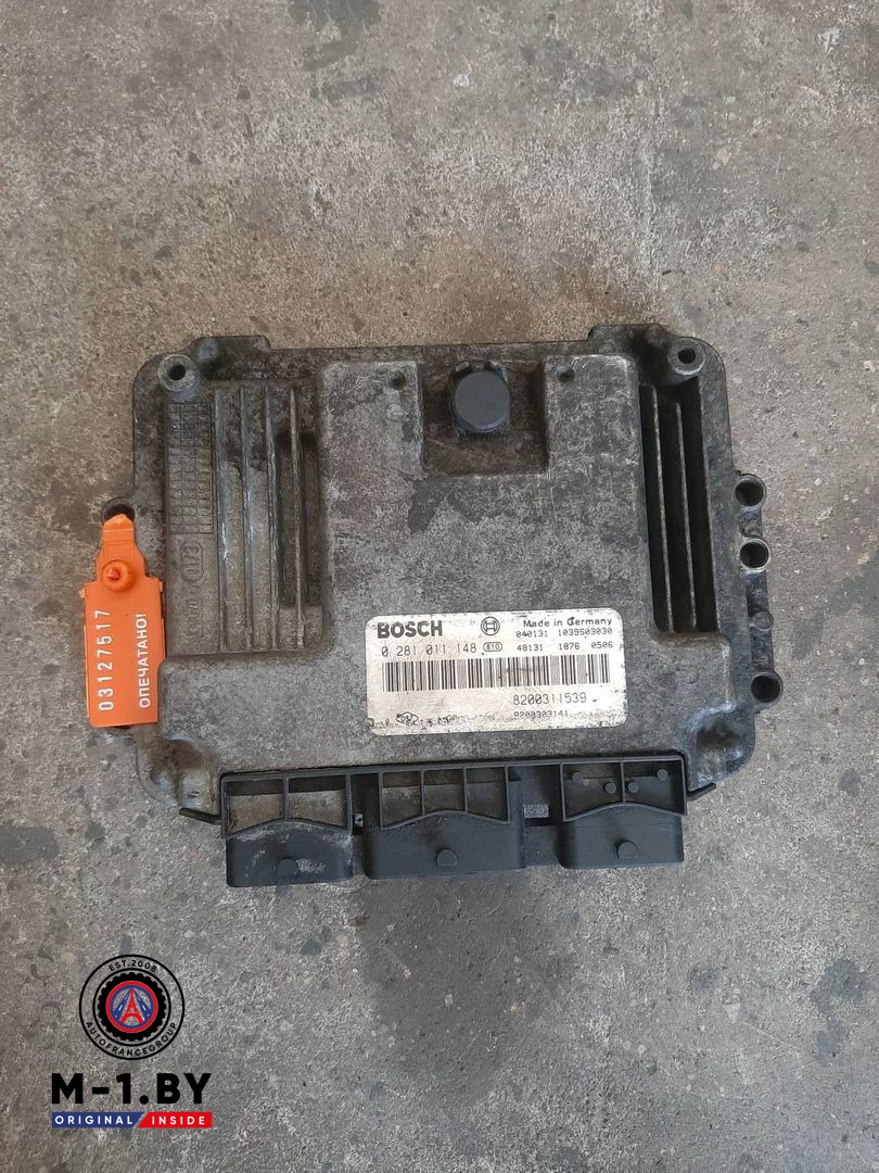 блок управления двигателем Renault Laguna 2 поколение (2001 - 2005), 1.9 л., дизель, 8200311539, 0281011148