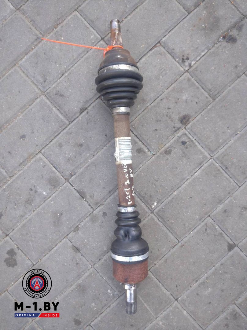 полуось передняя левая (приводной вал, ШРУС) Peugeot 207 1 поколение (2006 - 2009), 2.0 л., дизель