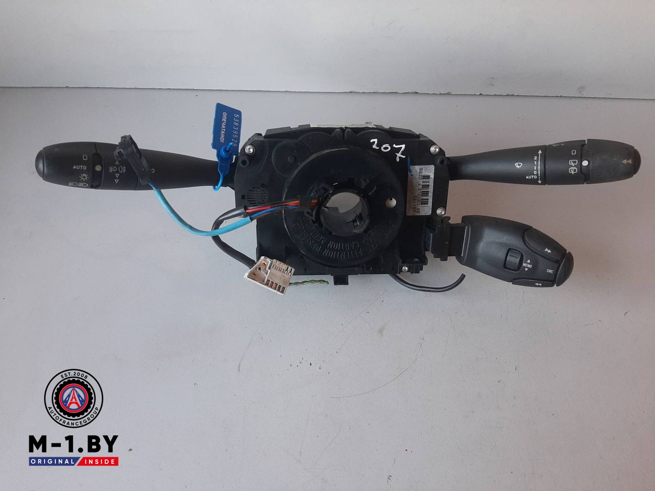 переключатель подрулевой (стрекоза) Peugeot 207 1 поколение [рестайлинг] (2009 - 2013), 96661296XT