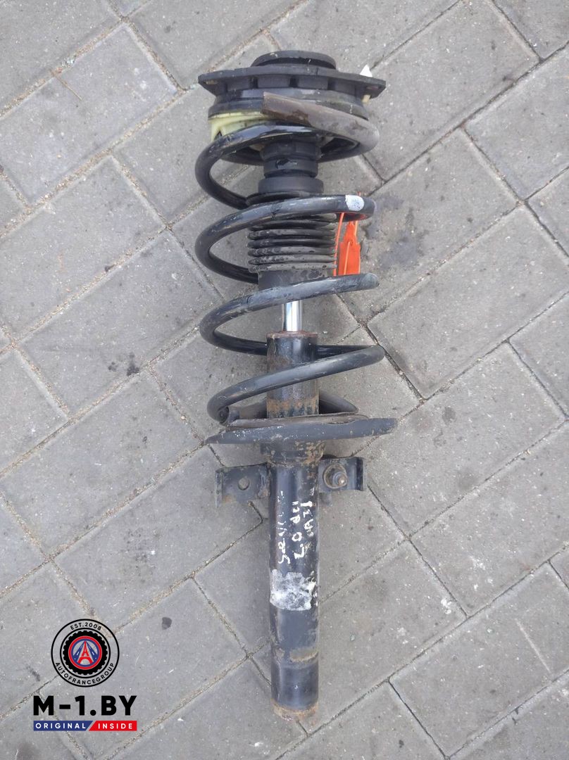 стойка передняя правая Renault Scenic 2 поколение (2003 - 2006), 2.0 л., дизель