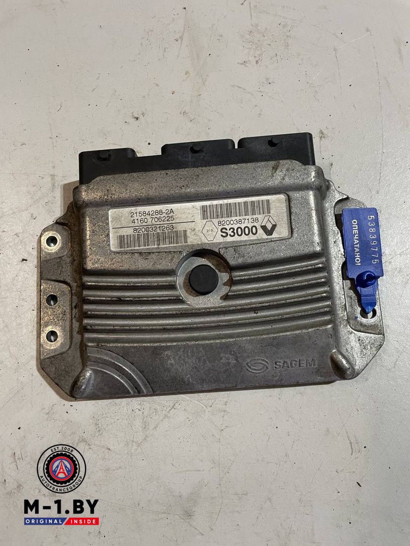блок управления двигателем Renault Megane 2 поколение (2002 - 2006), 8200387138