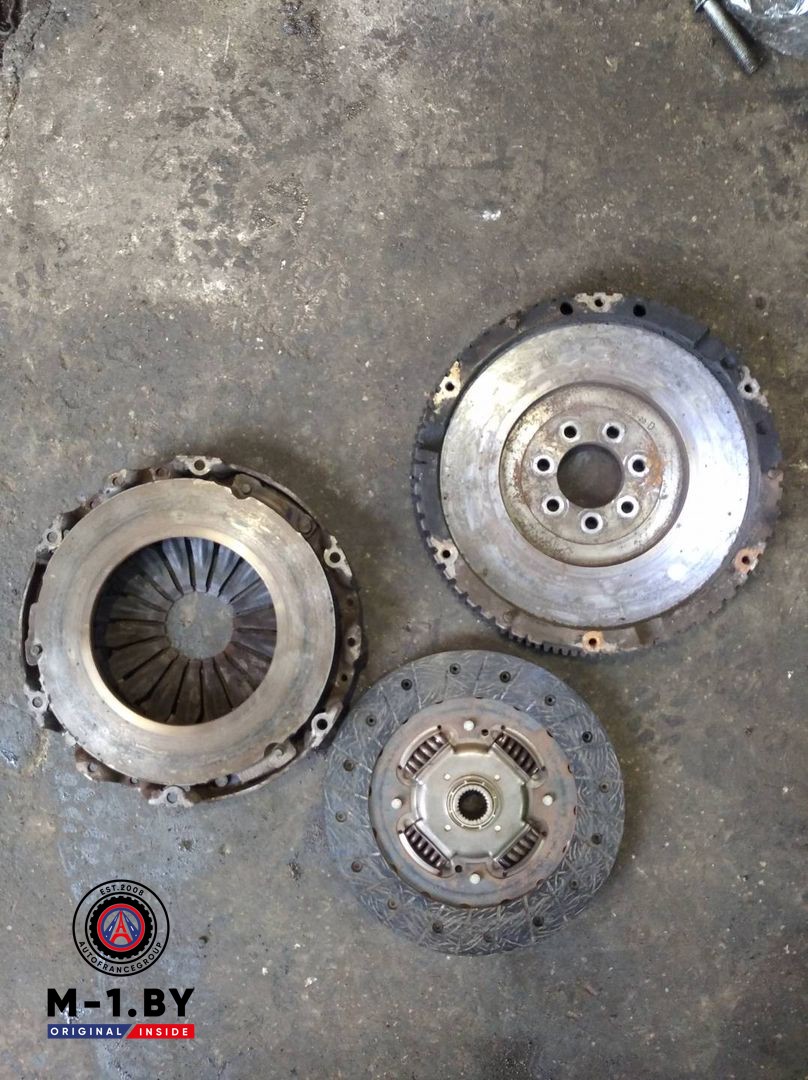 комплект сцепления Renault Laguna 2 поколение (2001 - 2005), 1.9 л., дизель, 5МКПП