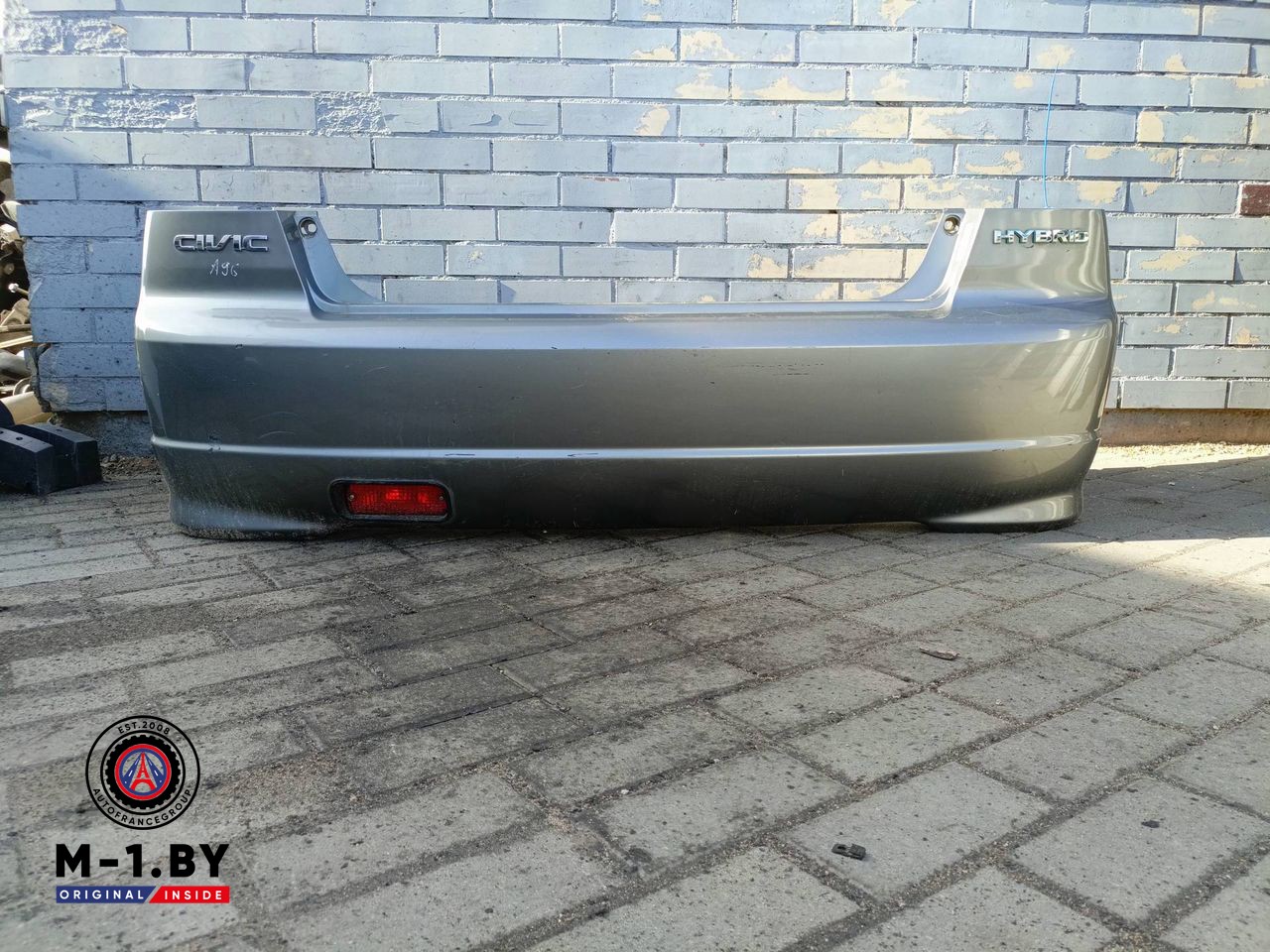 бампер задний Honda Civic 7 поколение [рестайлинг] (2003 - 2005), гибрид