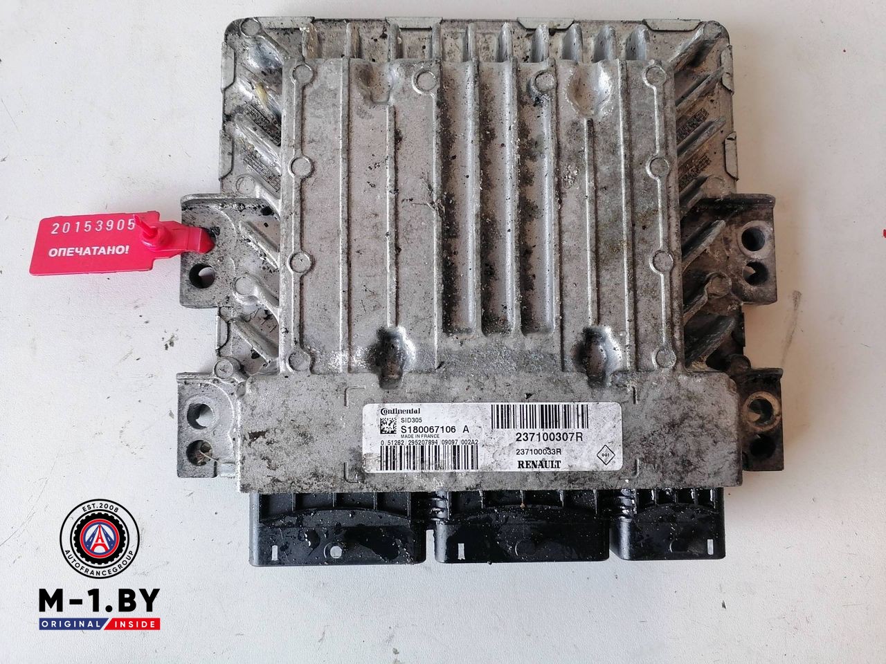 блок управления двигателем Renault Megane 3 поколение (2008 - 2014), 1.5 л., дизель, 237100033R, S180067106A, 237100307R