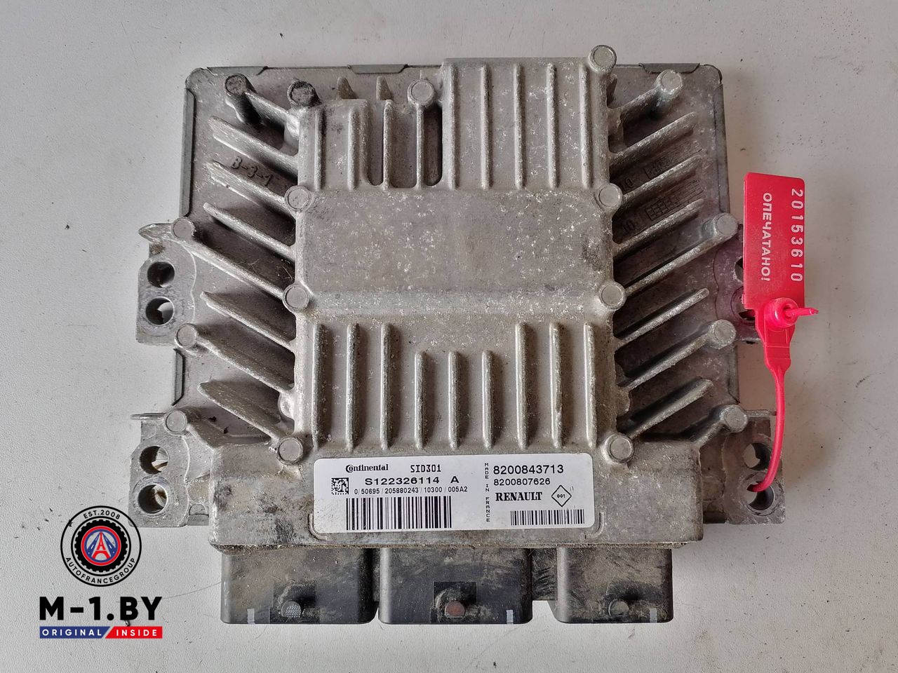 блок управления двигателем Renault Megane 2 поколение (2002 - 2006), 1.5 л., дизель, 8200843713, 8200807626, S122326114A