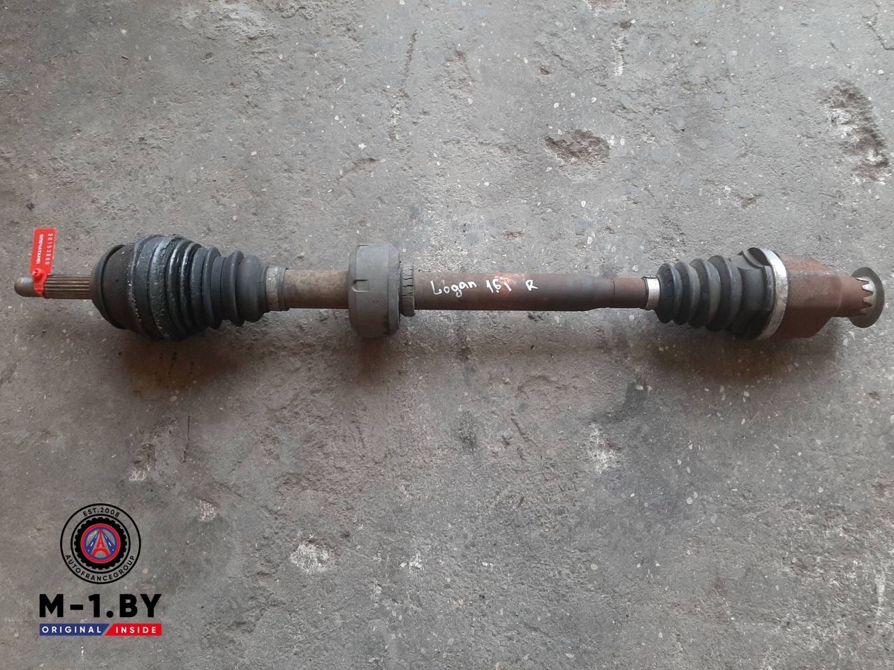 полуось передняя правая (приводной вал, ШРУС) Renault Logan 1 поколение (2004 - 2009), 1.6 л., бензин