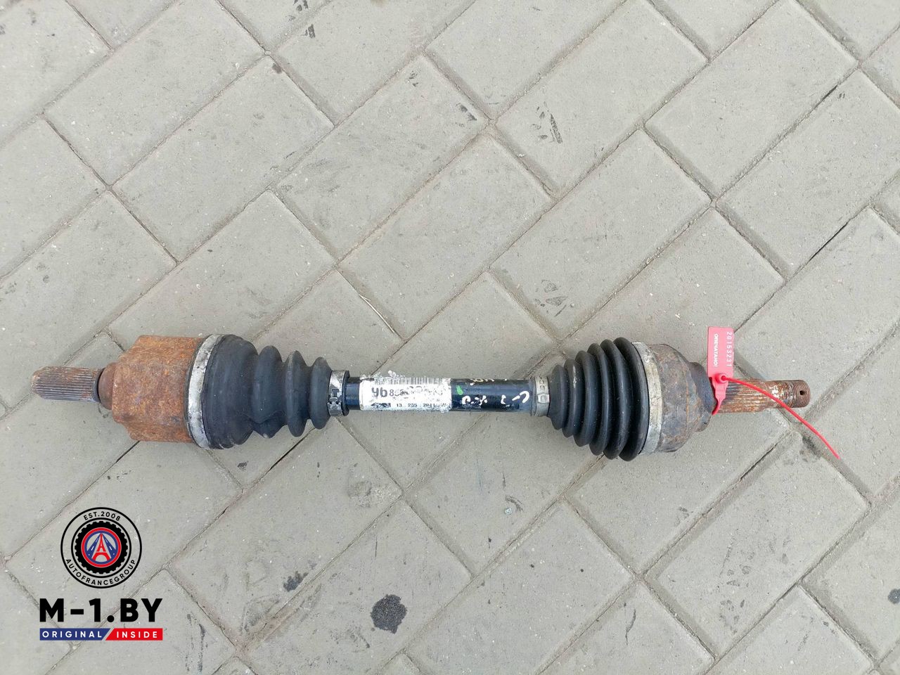 полуось передняя левая (приводной вал, ШРУС) Peugeot 508 1 поколение (2010 - 2014), 2.0 л., дизель, АКПП, 9685615280