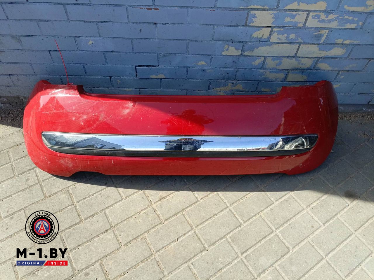 бампер задний Fiat 500 2 поколение (2008 - 2015), 735425627