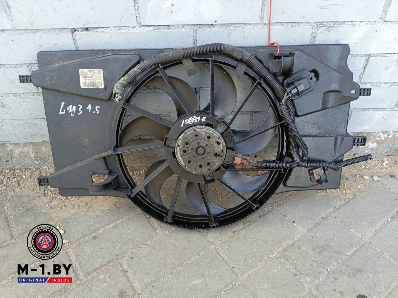 вентилятор радиатора Renault Laguna 3 поколение (2007 - 2012), 1.5 л., дизель, 214810039R