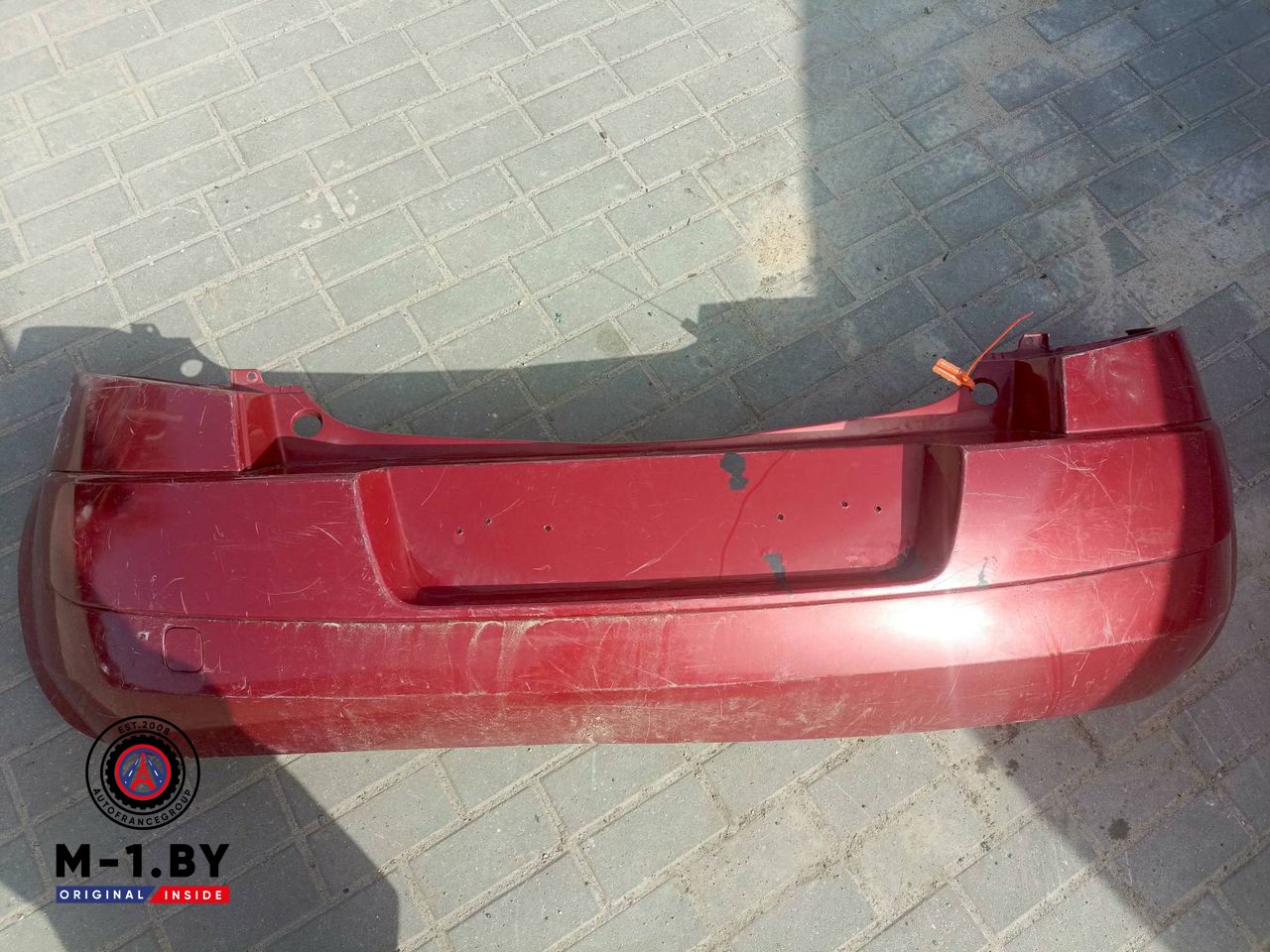 бампер задний Renault Megane 2 поколение (2002 - 2006), хетчбэк 5 дв.