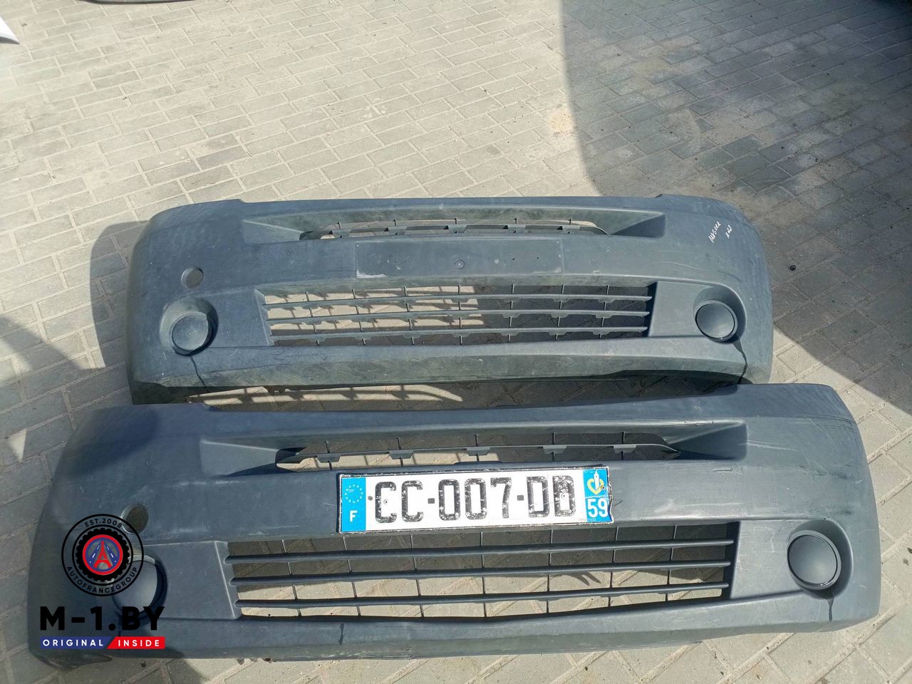 бампер передний Renault Master 2 поколение [рестайлинг] (2003 - 2010)