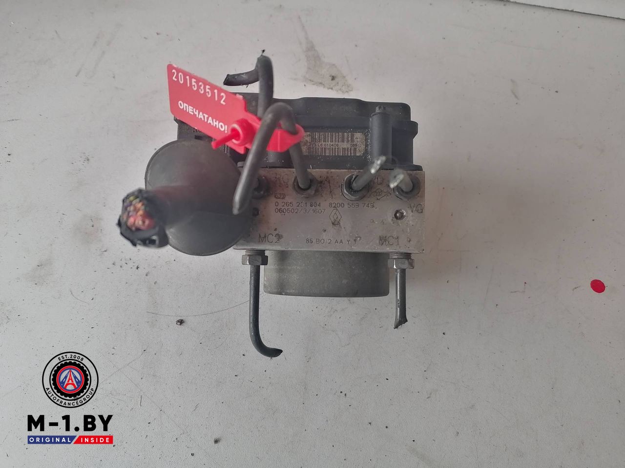 блок ABS Renault Clio 3 поколение (2005 - 2009), 0265800559, 8200559749
