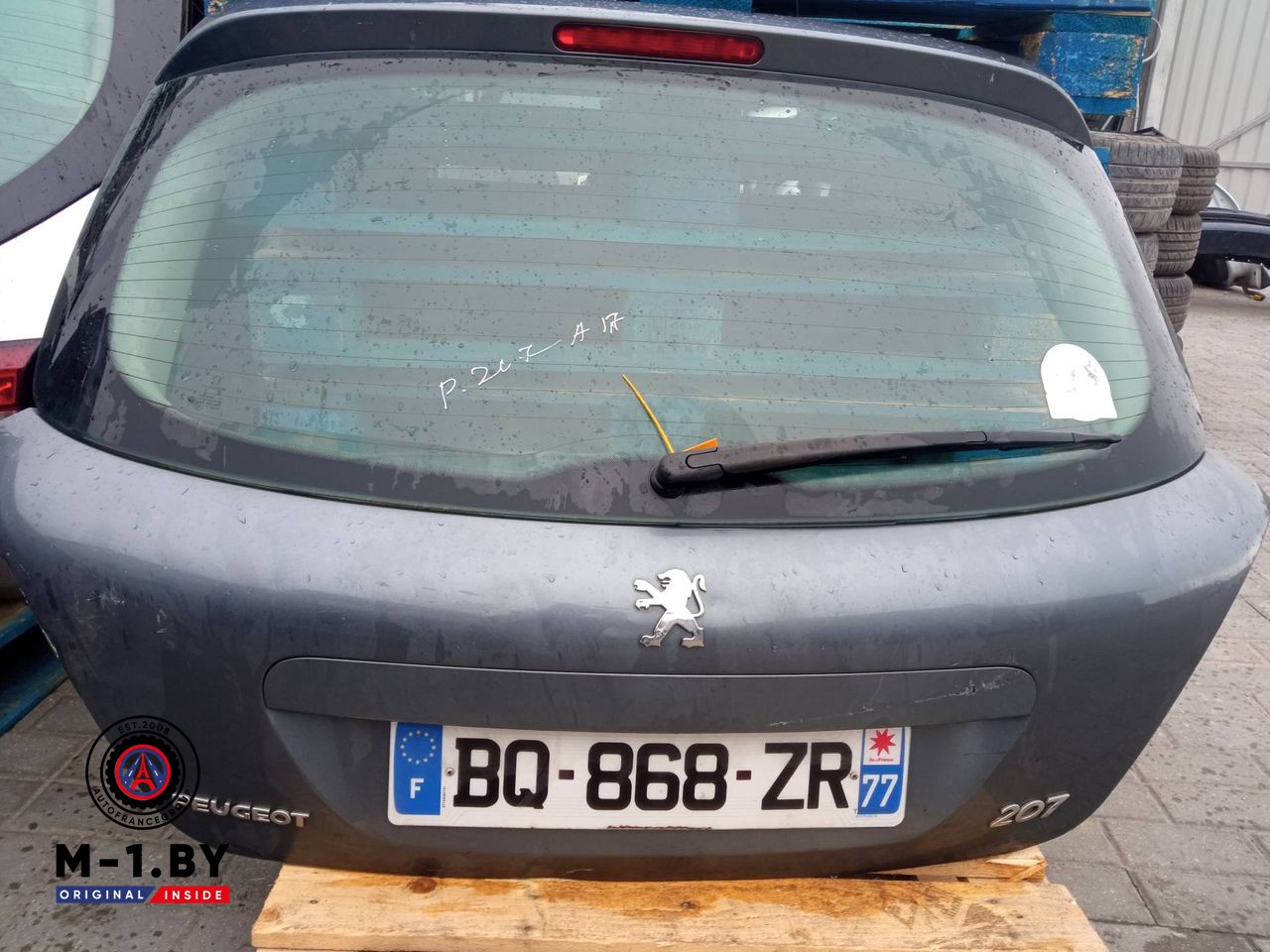 крышка багажника (дверь 3-5) Peugeot 207 1 поколение (2006 - 2009), хетчбэк 5 дв.