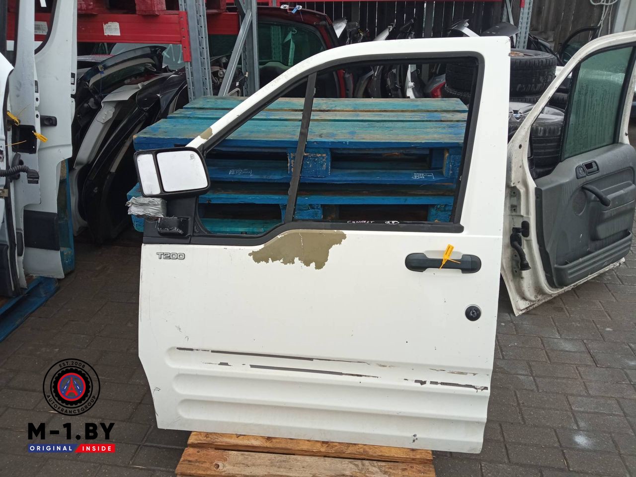 дверь передняя левая Ford Transit Connect 1 поколение (2002 - 2009), фургон