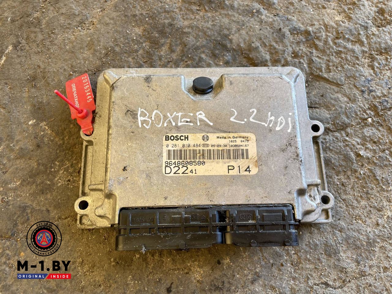 блок управления двигателем Peugeot Boxer 1 поколение [рестайлинг] (2002 - 2006), 2.2 л., дизель, 0281010484