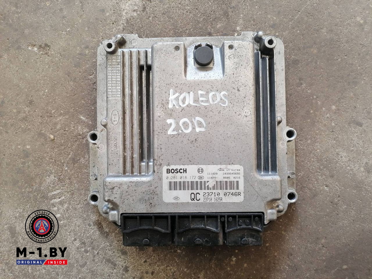 блок управления двигателем Renault Koleos 1 поколение (2008 - 2011), 2.0 л., дизель, 0281018172