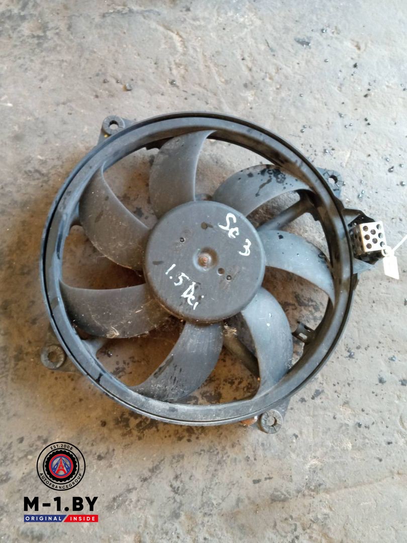 вентилятор радиатора Renault Scenic 3 поколение (2009 - 2012), 1.5 л., дизель