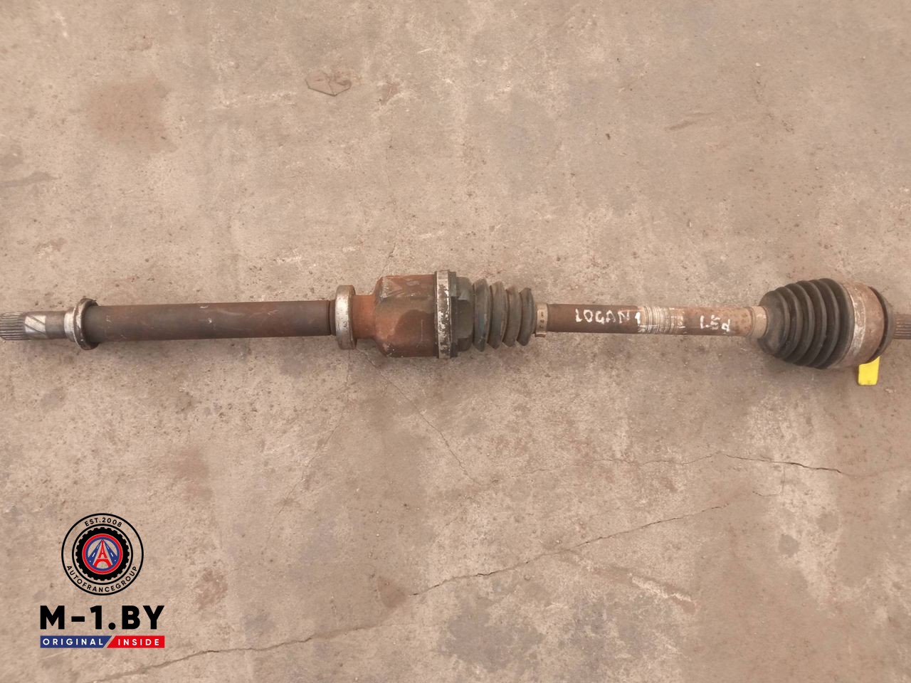 полуось передняя правая (приводной вал, ШРУС) Renault Logan 1 поколение (2004 - 2009), 1.5 л., дизель