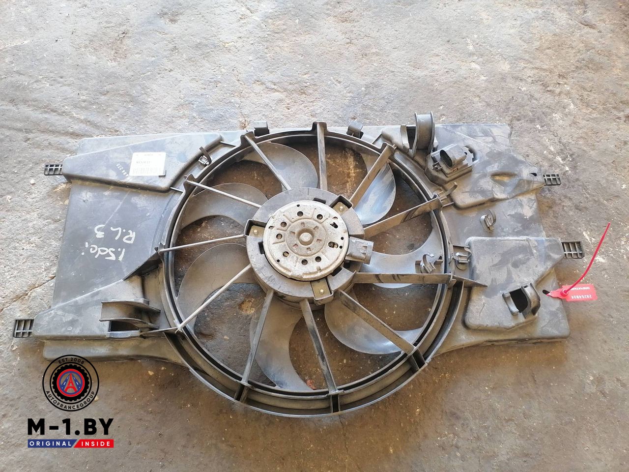 вентилятор радиатора Renault Laguna 3 поколение (2007 - 2012), 1.5 л., дизель, 214810039R, 0130307096