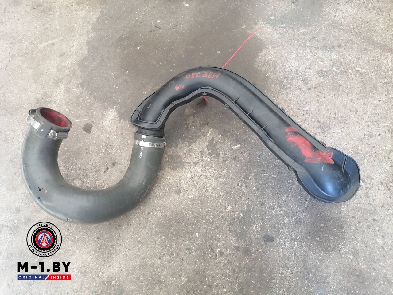 патрубок интеркулера Renault Trafic 2 поколение (2001 - 2006), 8200526443, 93857913