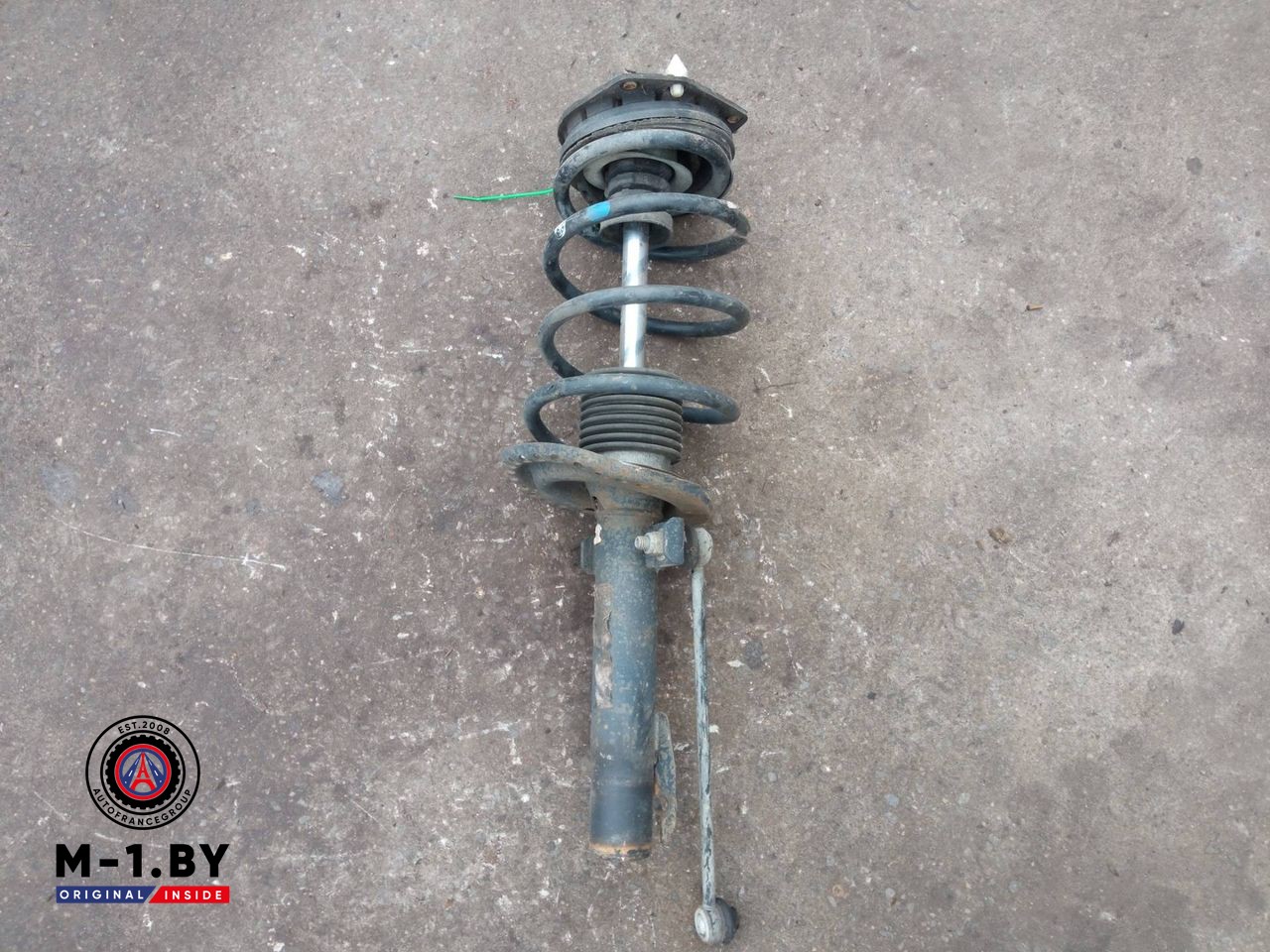 стойка передняя левая Renault Megane 2 поколение (2002 - 2006), 1.5 л., дизель